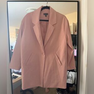 Chic Pink Trench Coat